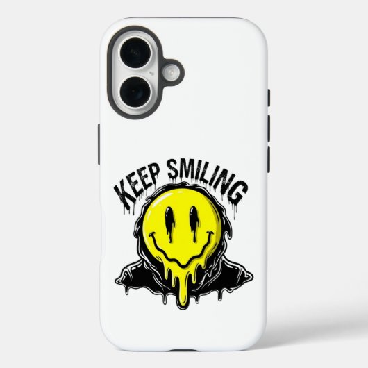 Keep Smiling Case-Mate iPhone Case (Achterkant)