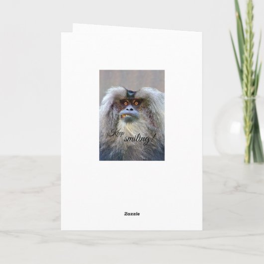 Keep smiling - even in corona times. kaart (Achterkant)