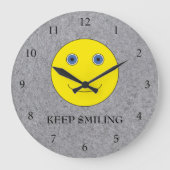 Keep Smiling Grote Klok (Voorkant)