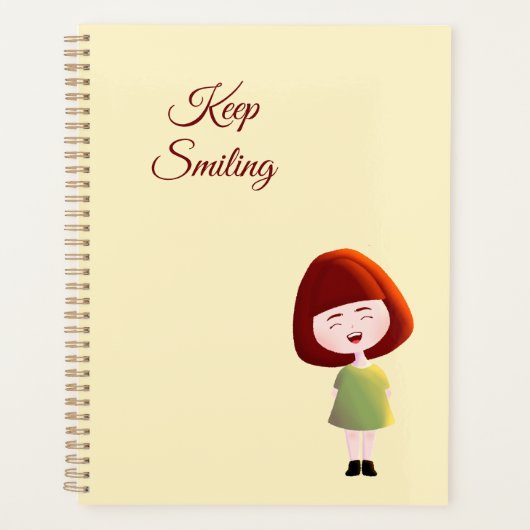 Keep Smiling Lieve Meisje Planner (Voorkant)