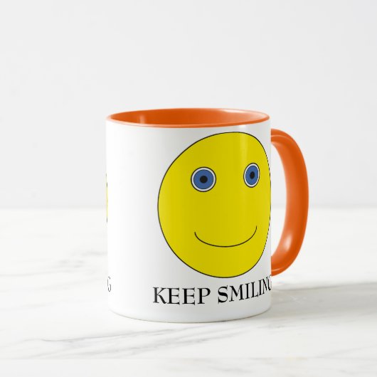 Keep Smiling Mok (Voorkant rechts)