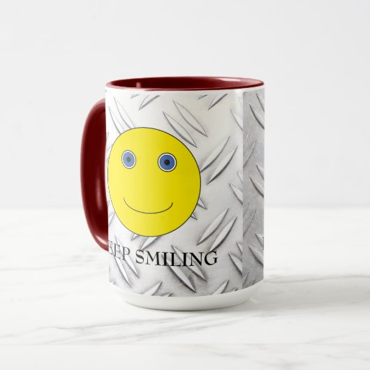 Keep Smiling Mok (Voorkant links)