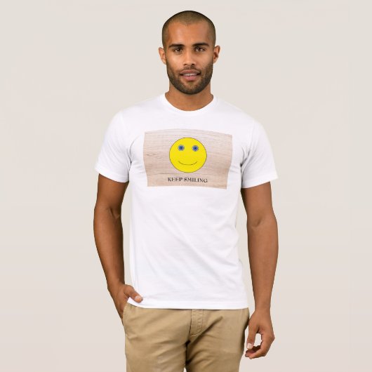 Keep Smiling T-shirt (Voorkant volledig)