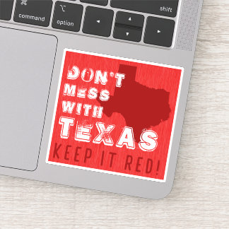Keep Texas RED-autosticker - Texas GOP sticker
