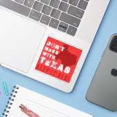 Keep Texas RED-autosticker - Texas GOP sticker (Laptop met iPhone)