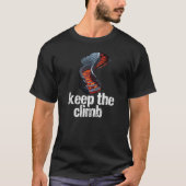 Keep the climb t-shirt (Voorkant)