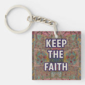 Keep the Faith – Encouragement keychain (voorkant)