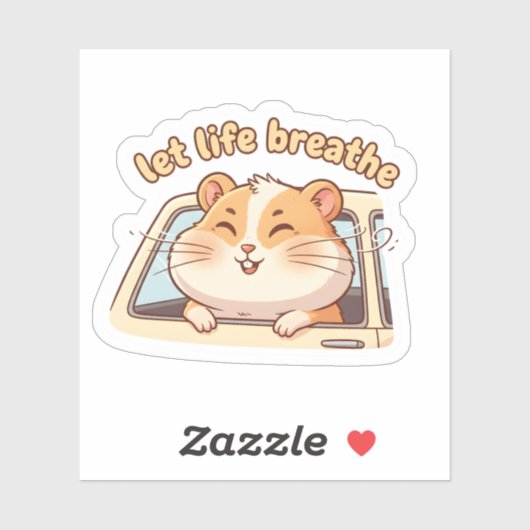 Keep the Peace, Keep the Pace – Cute Scooter  Sticker (Vel)