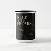 Keep The Promise™ | Premium Discipline & Persoonli Mok (Midden)
