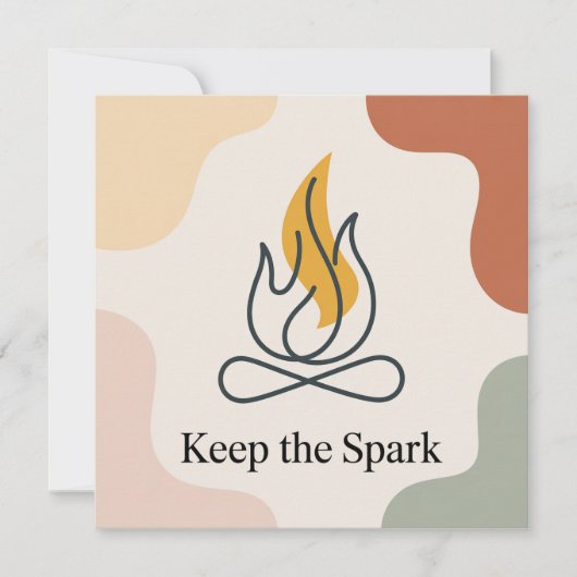 Keep The Spark Bedankkaart (Voorkant)