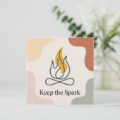 Keep The Spark Kaart (Staand voorkant)