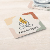 Keep The Spark Kartonnen Onderzetters (Gebogen)