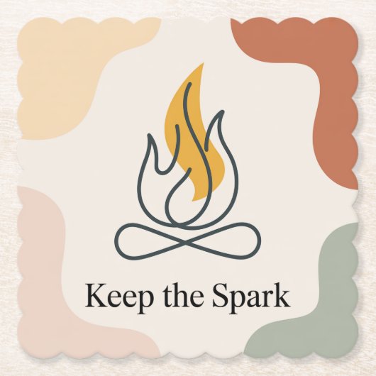 Keep The Spark Kartonnen Onderzetters (Voorkant)