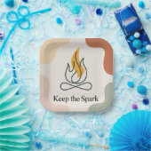 Keep The Spark Papieren Bordje (Feest)