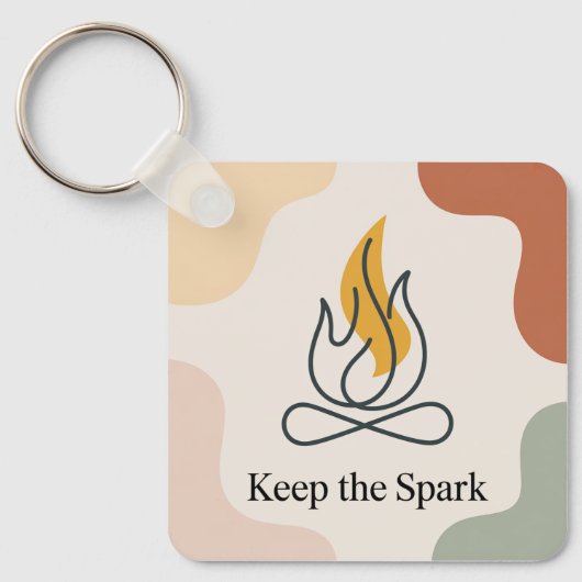 Keep The Spark Sleutelhanger (Voorkant)
