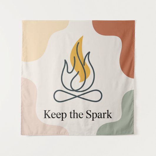 Keep The Spark Wandkleed (Voorkant)