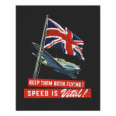 Keep Them Both Flying! Perfect Poster (Voorkant)