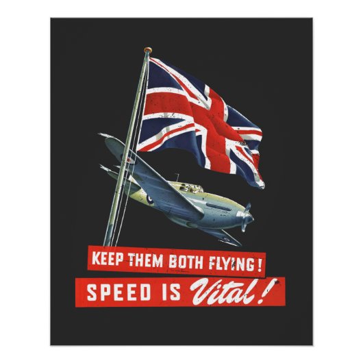 Keep Them Both Flying! Perfect Poster (Voorkant)