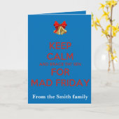 Keep Thi Sen Calm And Brace This Sen Mad Friday Kaart (Gele Bloem)