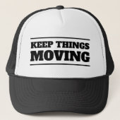 Keep Things Moving™ Trucker Hoed Pet (Voorkant)