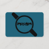 Keep Turning That Crank Blue Orange Visitekaartje (Voorkant)