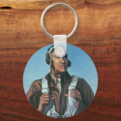 Keep Us Flying ~ Tuskeege Airman Sleutelhanger (Voorkant)
