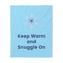 Keep warm and snuggle on throw