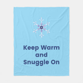 Keep warm and snuggle on throw fleece deken