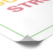 KEEP YOUR FAITH STRONG Spiritual Transformation Poster (Hoek)