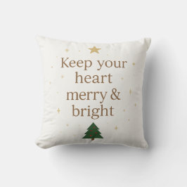 Keep Your Heart Merry & Bright – Cozy Holiday  Kussen