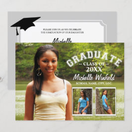 Keepaardje 3 Foto Moderne Text Overlay Afstuderen Kaart