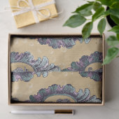 keepaardjes op Tan-achtergrond Tissuepapier (Geschenk)