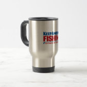 KeepAmericaFishing Travel Mug Reisbeker (Voorkant links)