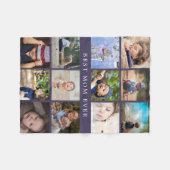 Keepasje Best Ma Ever Photo Collage Moederdag Fleece Deken (Voorkant (Horizontaal))