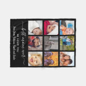Keepasje Best Ma Ever Photo Collage Moederdag Fleece Deken (Voorkant (Horizontaal))