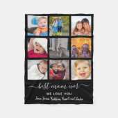 Keepasje Best Ma Ever Photo Collage Moederdag Fleece Deken (Voorkant)