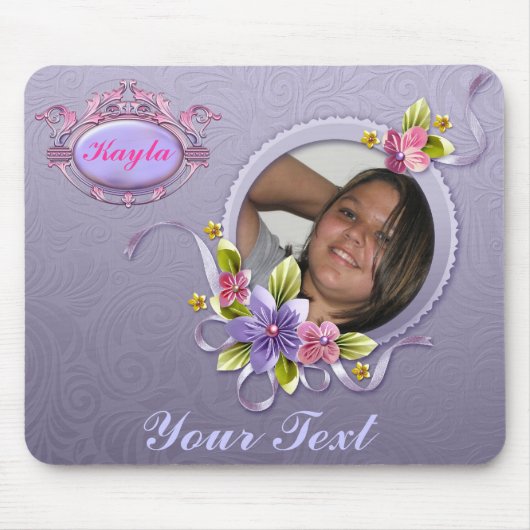 Keepasje Voeg onze foto/tekst # 2Mousepad toe Muismat (Voorkant)