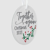 Keepasversiering om kerstmis 2021 te herinneren ornament (voorkant)