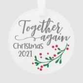 Keepasversiering om kerstmis 2021 te herinneren ornament (achterkant)