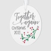 Keepasversiering om kerstmis 2021 te herinneren ornament (voorkant)