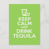 KeepCalmDrinkTequila Briefkaart (Voorkant)