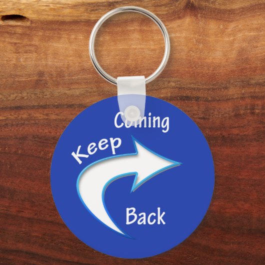 KeepComingBack Sleutelhanger (Voorkant)