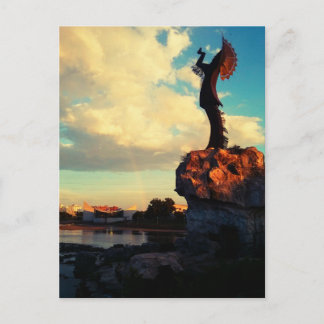 Keeper die Zuidoost-Briefkaart kijkt Briefkaart