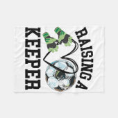 Keeper Moeder, Keeper Voetbal Mama, Een Keeper Opv Fleece Deken (Voorkant (Horizontaal))