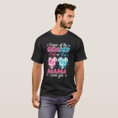 Keeper of Gender onthullen roze of blauw mama houd T-shirt (Voorkant volledig)
