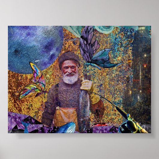 Keeper of Indigo Seas Poster (Voorkant)