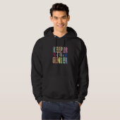Keeper of the Gender Leopard Gender Reveal Party Hoodie (Voorkant volledig)