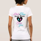 Keeper of the Gender | Pink and Blue Gender Reveal T-shirt (Achterkant)