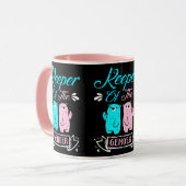 Keeper of the Gender Pink and Blue Teddy Bear Mok (Voorkant links)