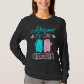 Keeper of the Gender Pink and Blue Teddy Bear T-shirt (Voorkant)